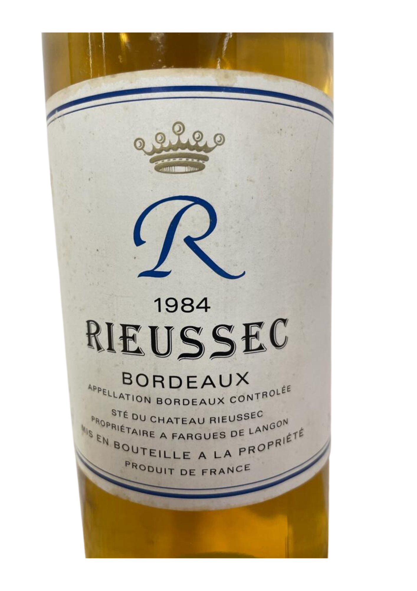 Chateau Rieussec R de Rieussec Blanc Sec 1984