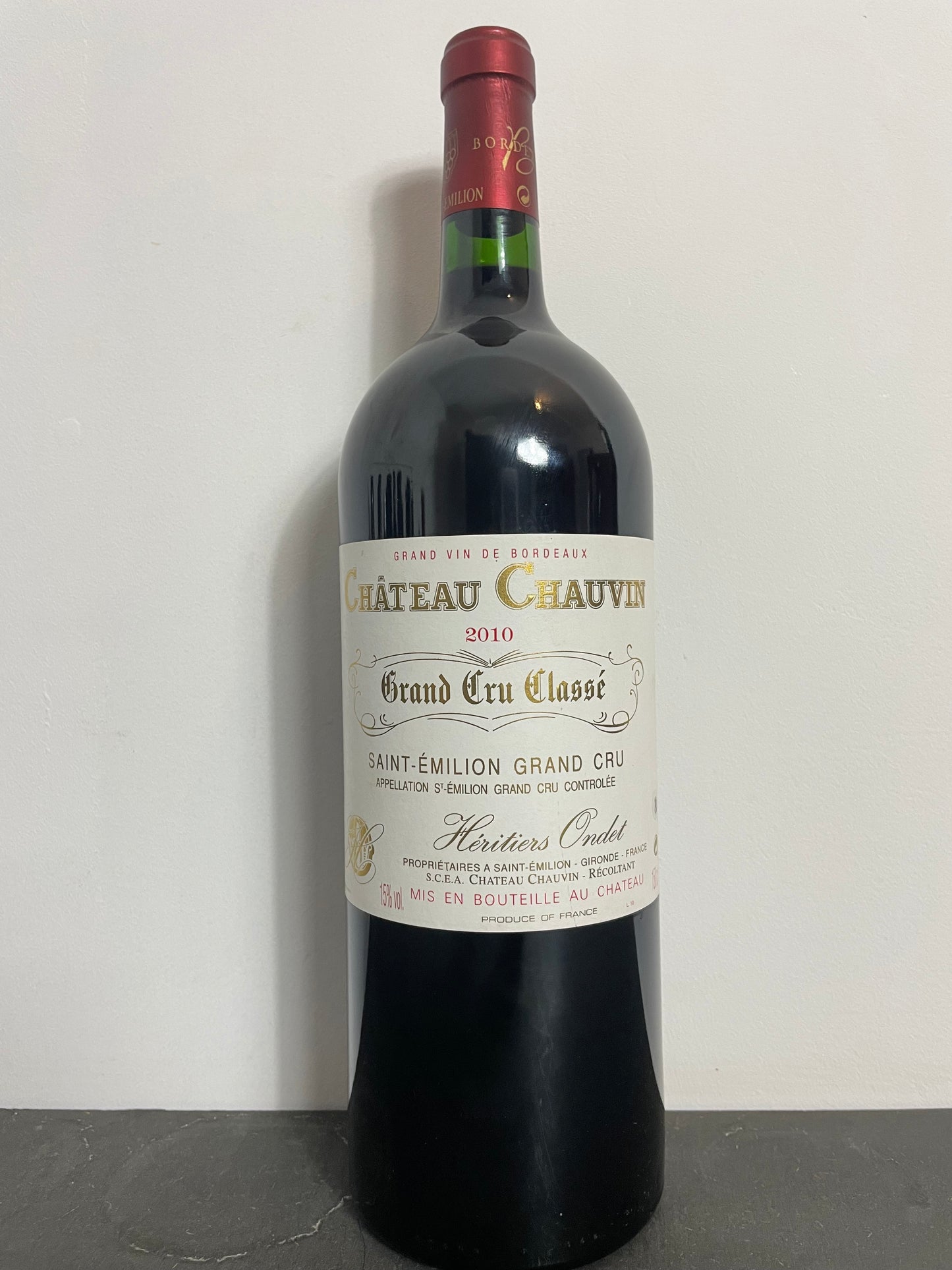 Chateau Chauvin Saint Emilion Grand Cru 2010 Magnum