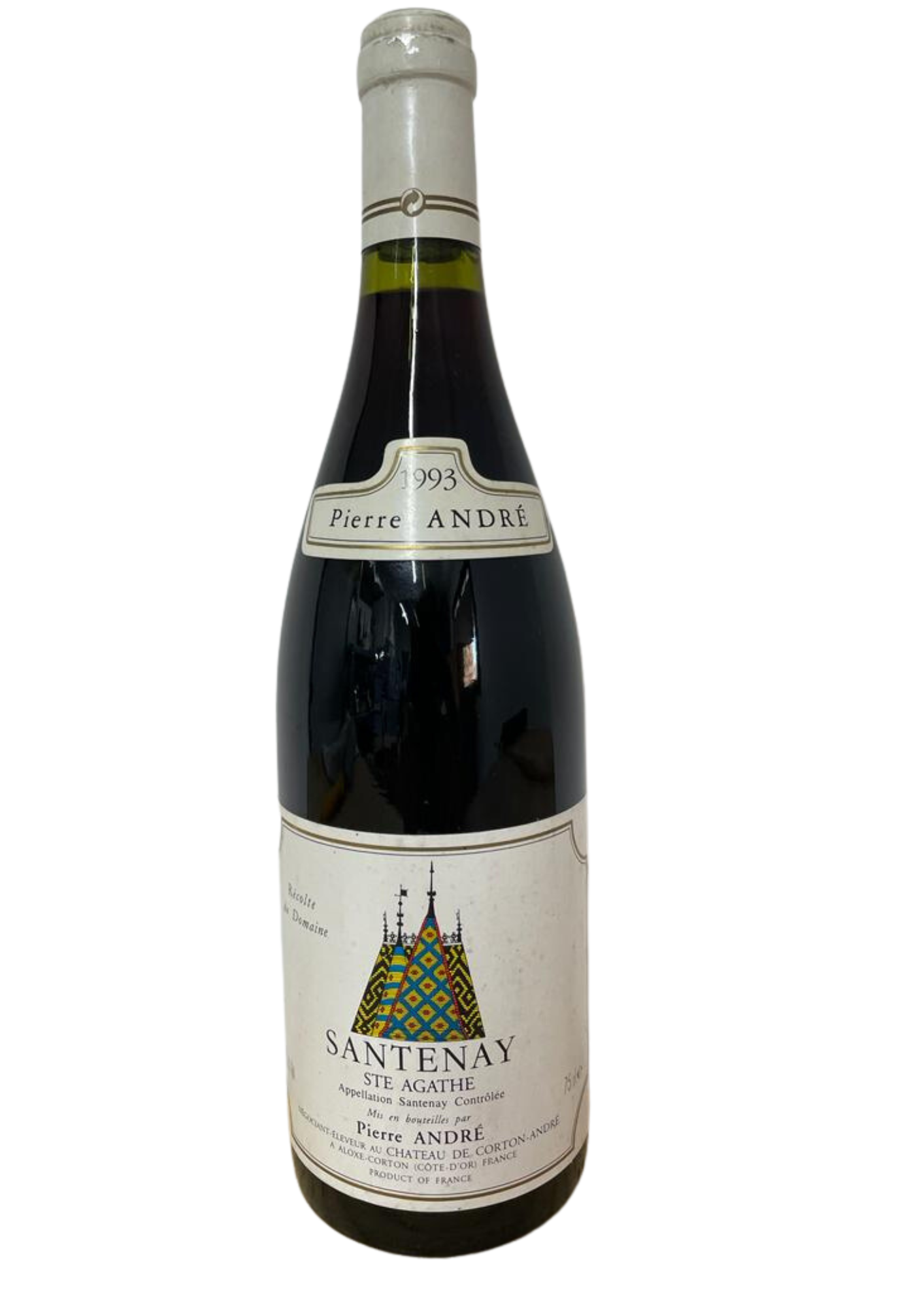 Maison Pierre Andre Santenay Prieure Sainte Agathe, Cote de Beaune, rouge 1993