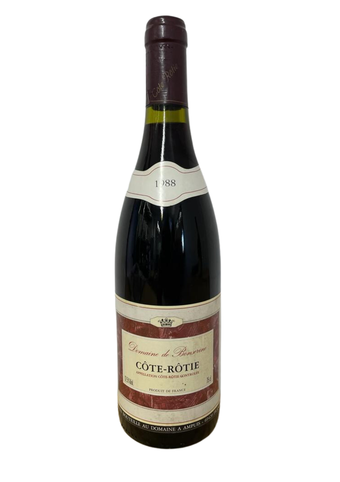 Domaine de Bonserine Cote Rotie, Rhone 1988