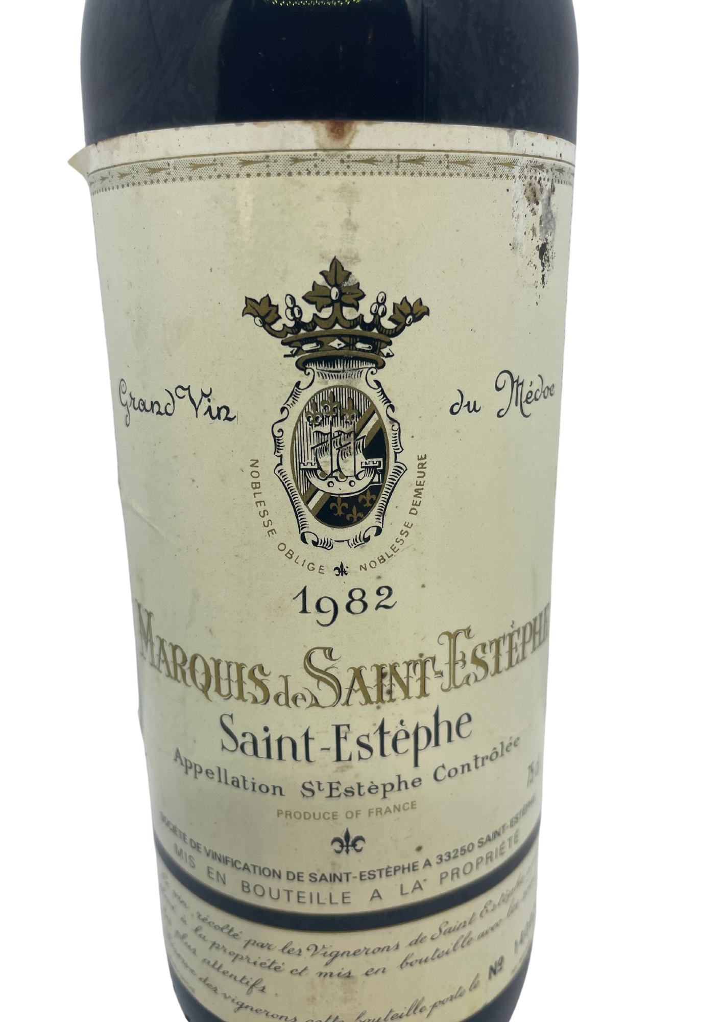 Château Marquis Saint Estephe, Saint Estephe 1982