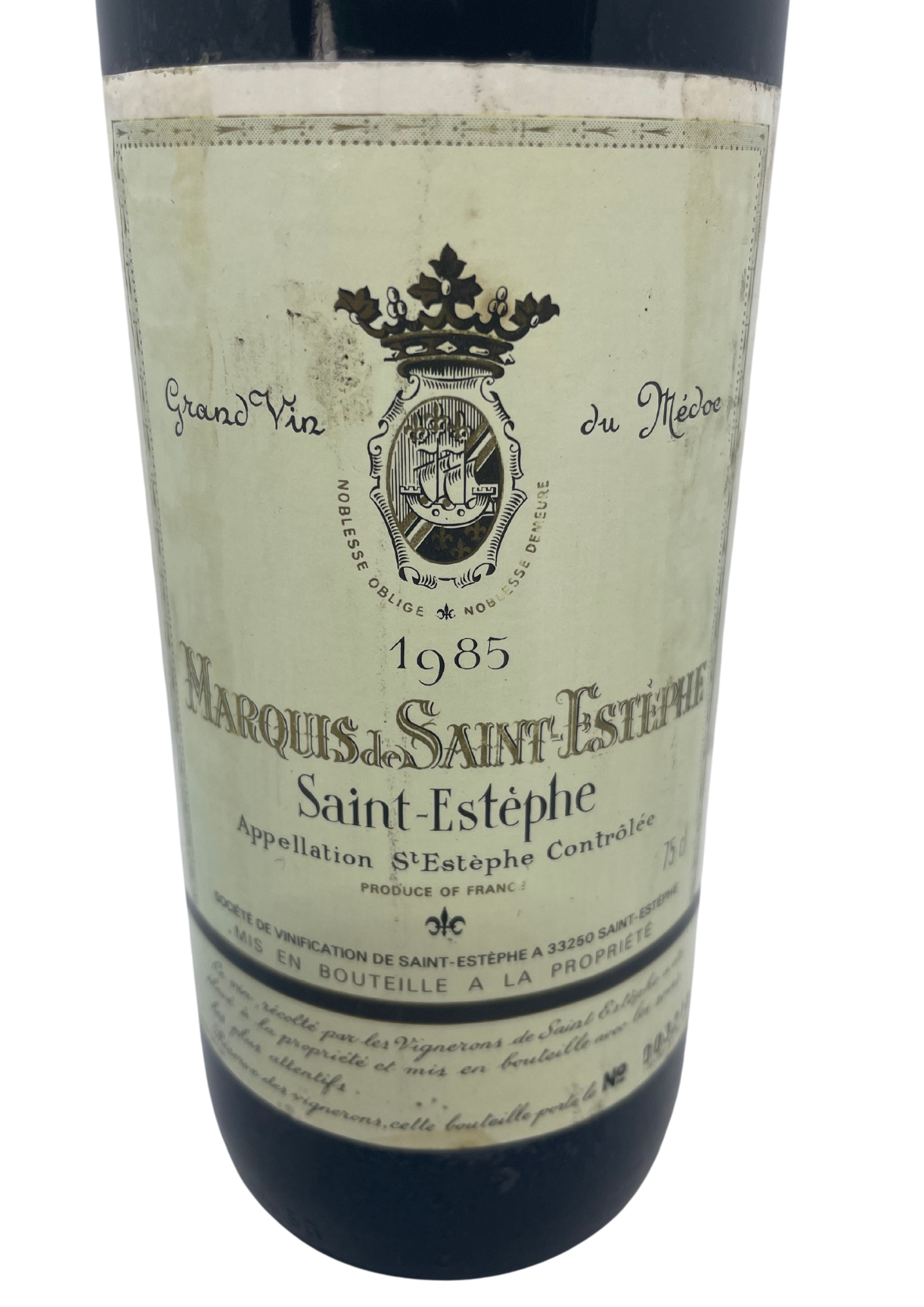 Château Marquis Saint Estephe, Saint Estephe, 1985