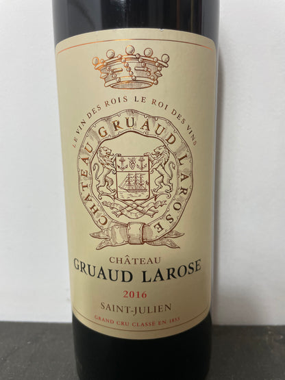 Chateau Gruaud Larose Saint Julien 2016