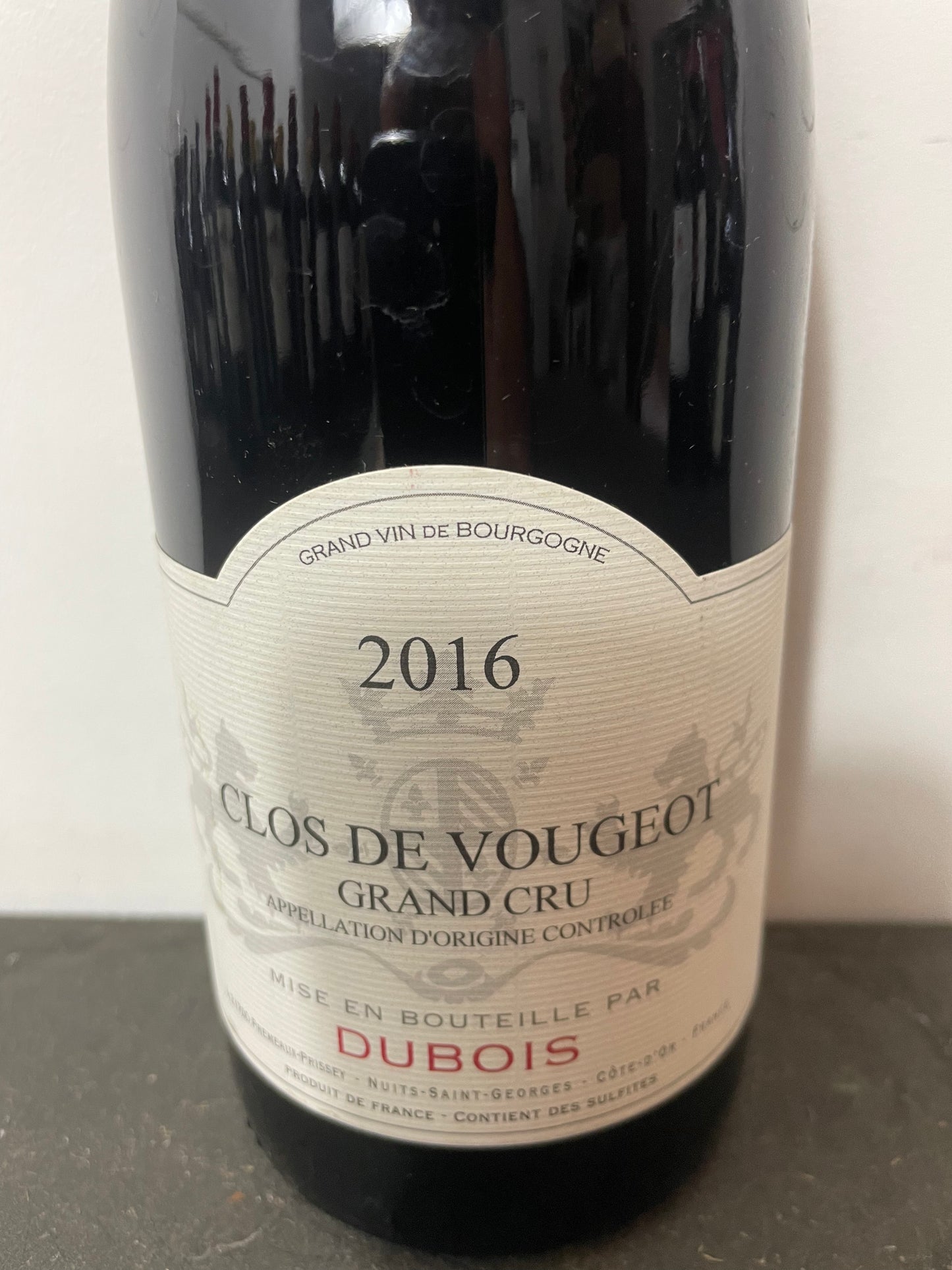 Domaine Dubois, Clos de Vougeot Grand Cru 2016