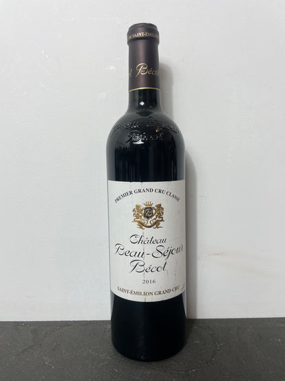 Chateau Beau Séjour Bécot Saint Emilion Grand Cru 2016