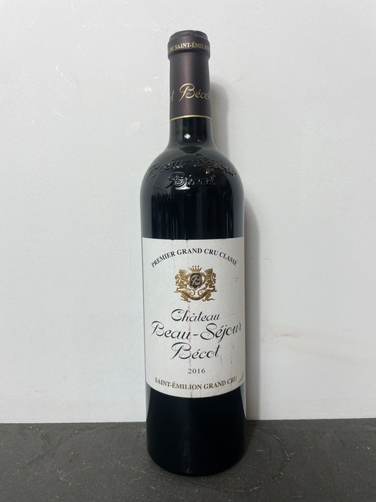 Chateau Beau Séjour Bécot Saint Emilion Grand Cru 2016
